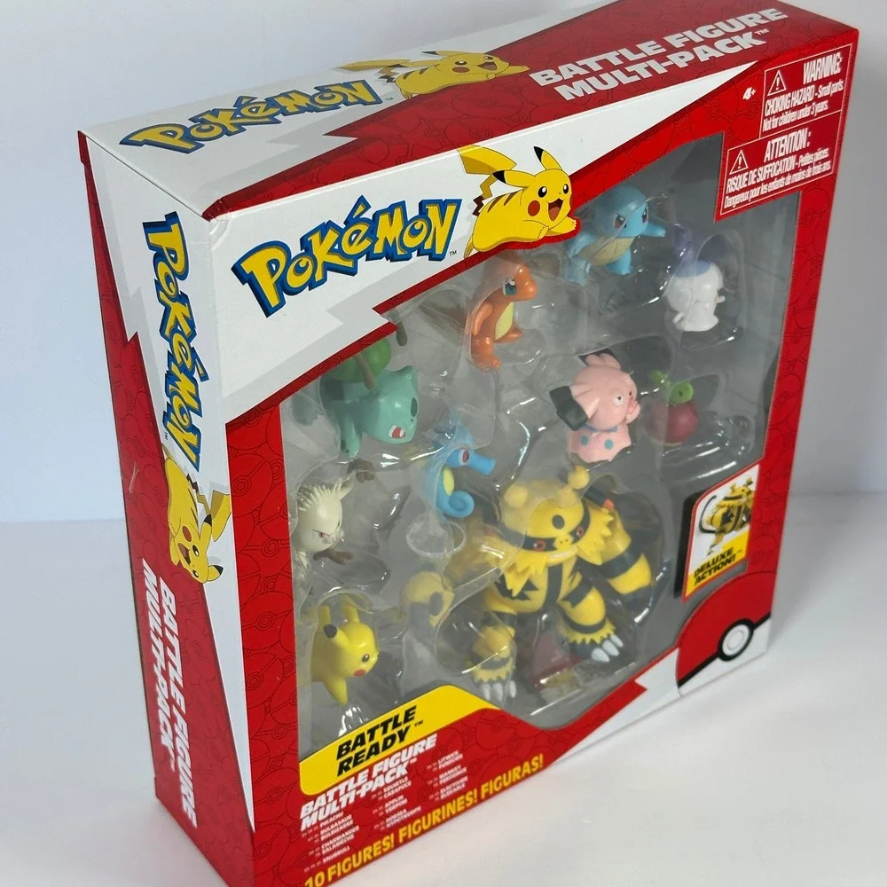 Pokemon Battle Figure Multi-Pack Kids 10 Figures Multicolor Pikachu Electivire‎